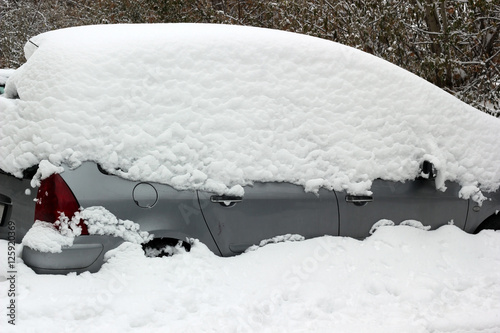 Car under the snow