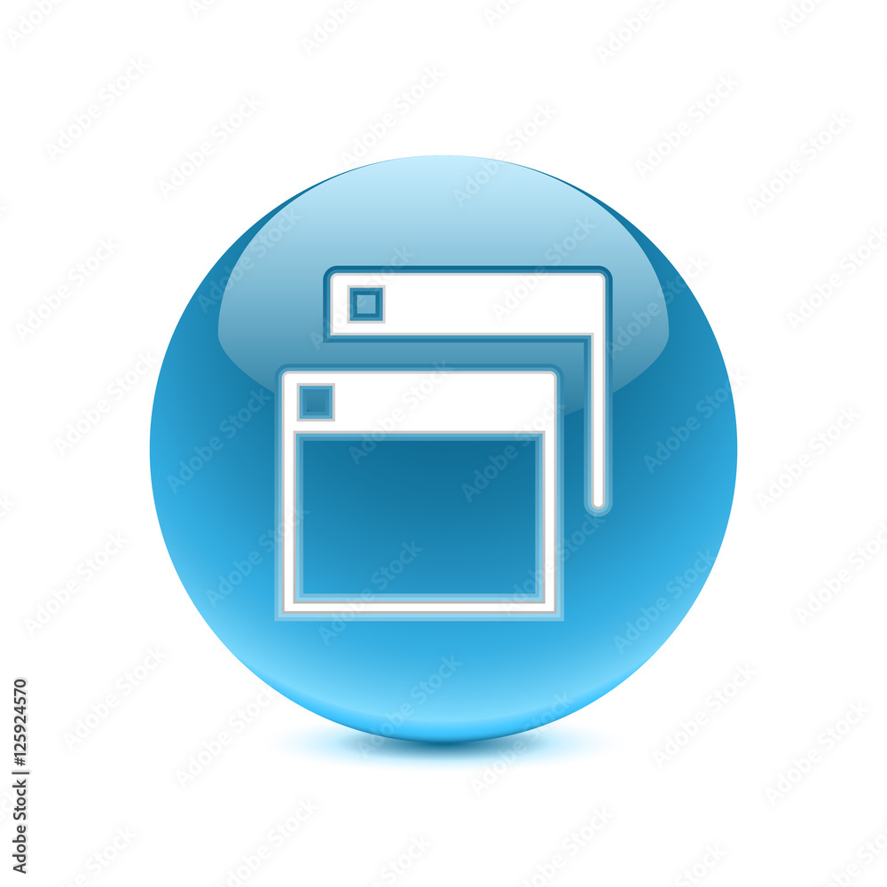 Abstract 3D App Icon