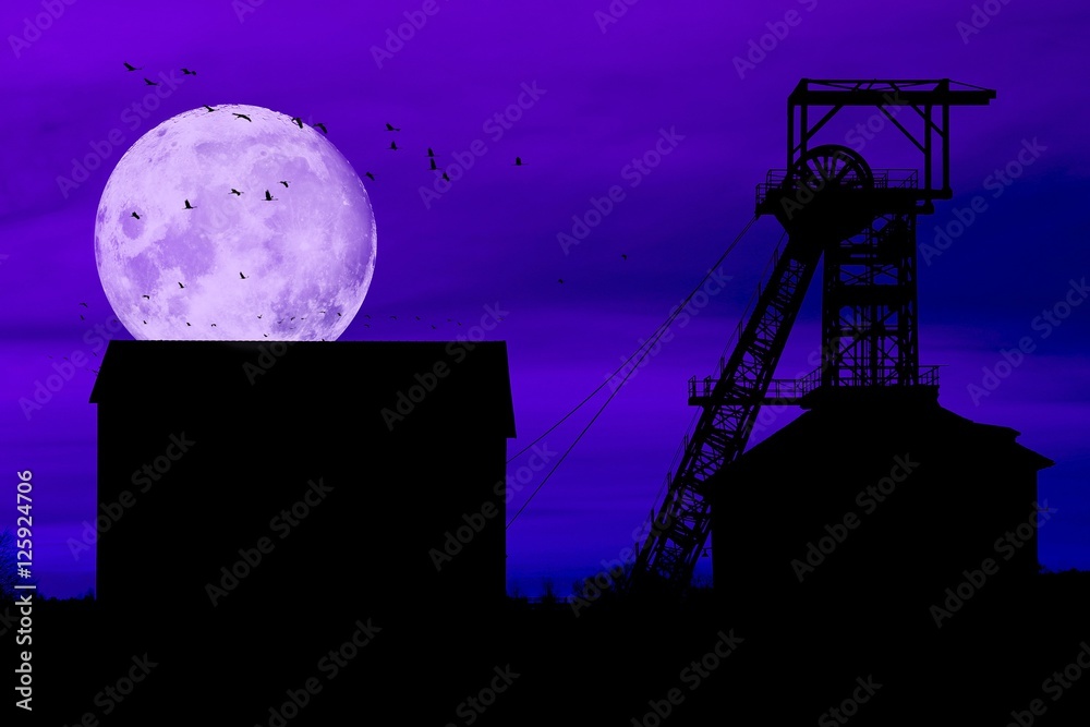 Chevalement de mine