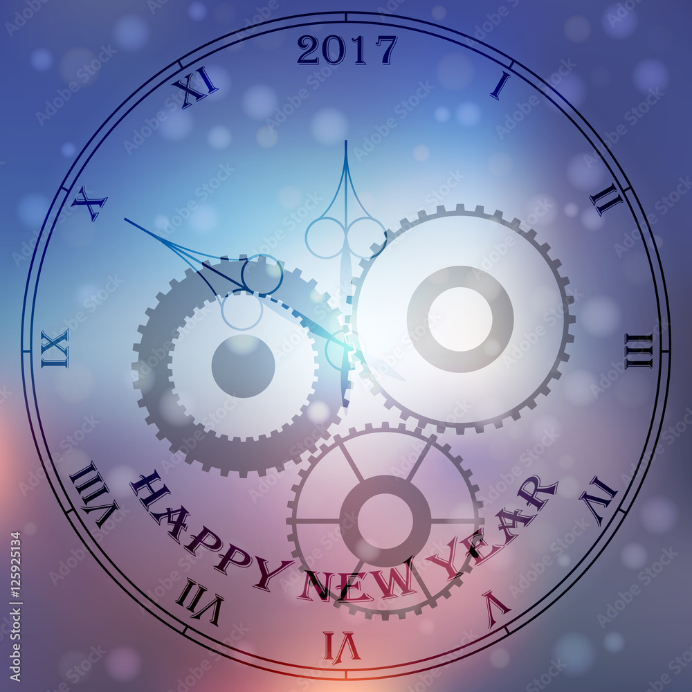 Fototapeta premium antique clock fac