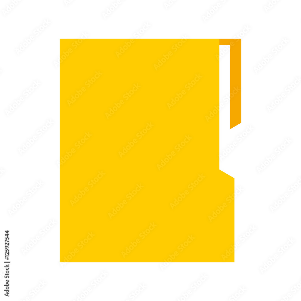 file folder document icon vector illustration design