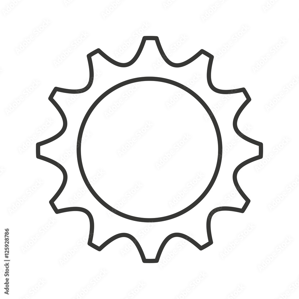 gear machine settings isolated icon vector illustration design gear machine settings isolated icon vector illustration design