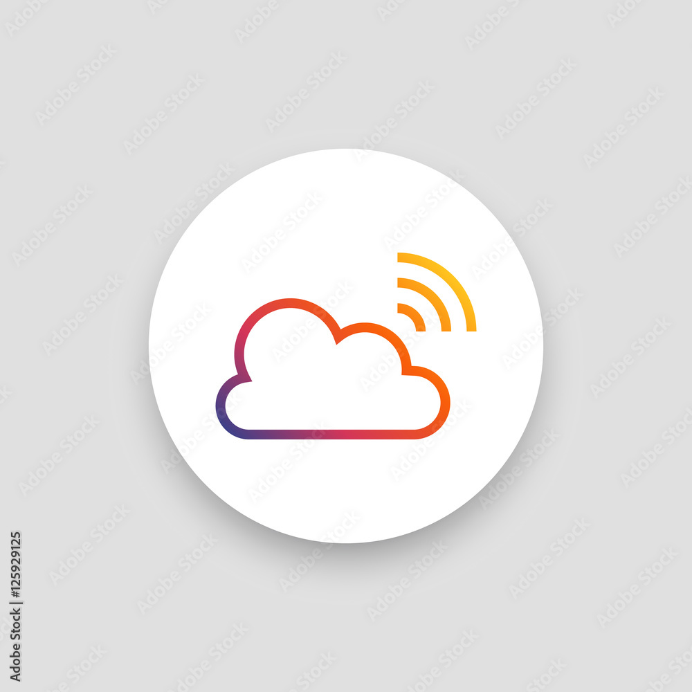 Broadcast icon vector, clip art. Live stream cloud computing. Also useful as logo, circle app icon, web UI element, symbol, graphic image, silhouette and illustration. Broadcast icon vector, clip art. Live stream cloud computing. Also useful as logo, circle app icon, web UI element, symbol, graphic image, silhouette and illustration.