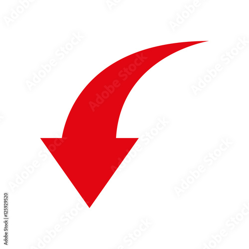 arrow download symbol isolated icon vector illustration design