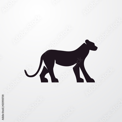 panther icon illustration