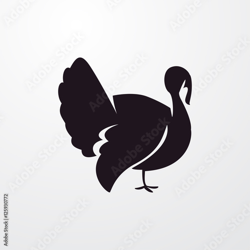 turkey icon illustration