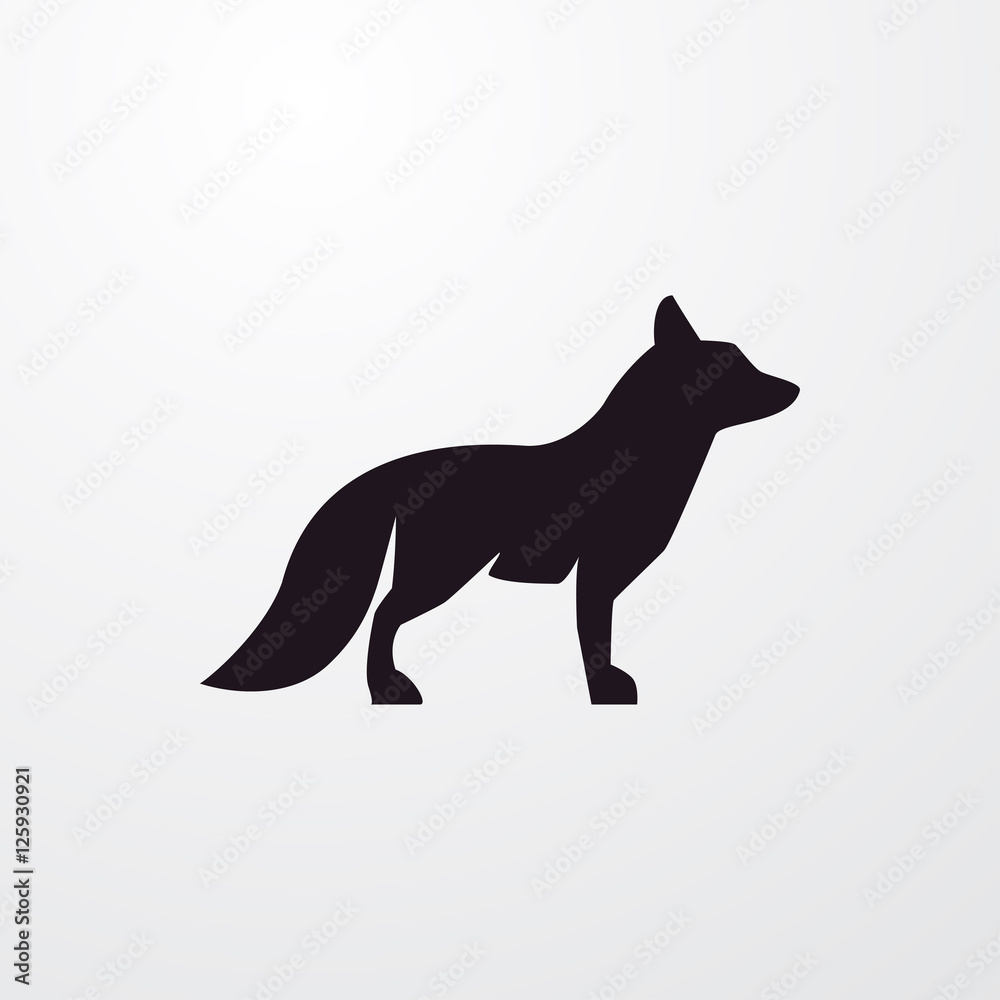 fox icon illustration