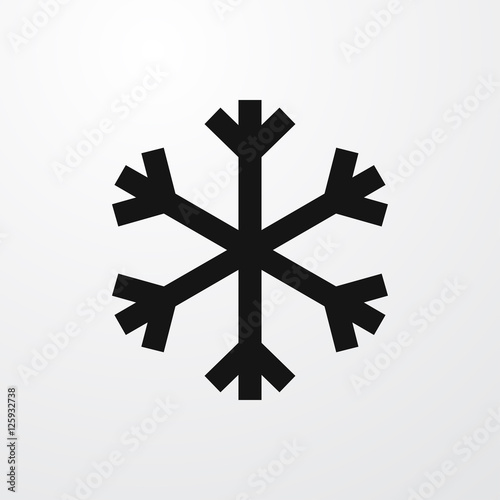 snowflake icon illustration