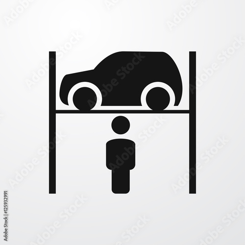 car repair icon illustration