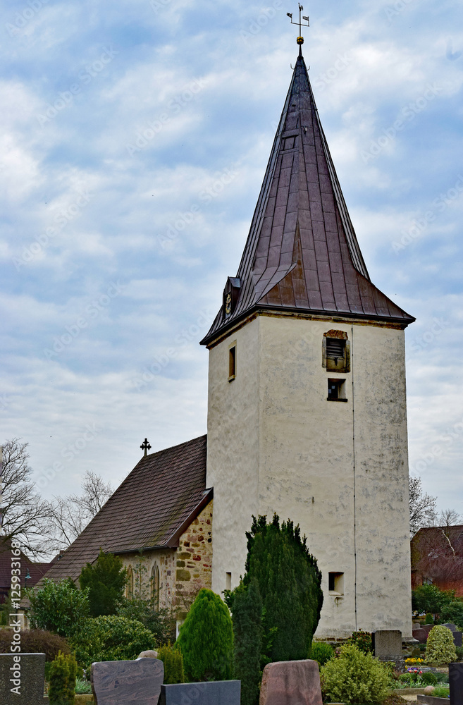 Fototapeta premium Dorfkirche Wiedensahl