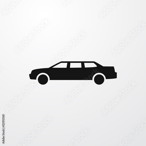 limousine icon illustration