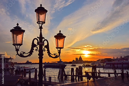 romantic view of Venice at sunset © irisphoto1