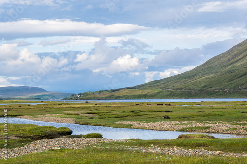 Landscape around Loch Sligachan, Isle of Sky, Scotland 