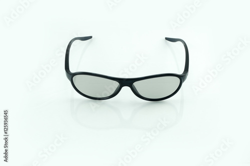 glasses On a white background