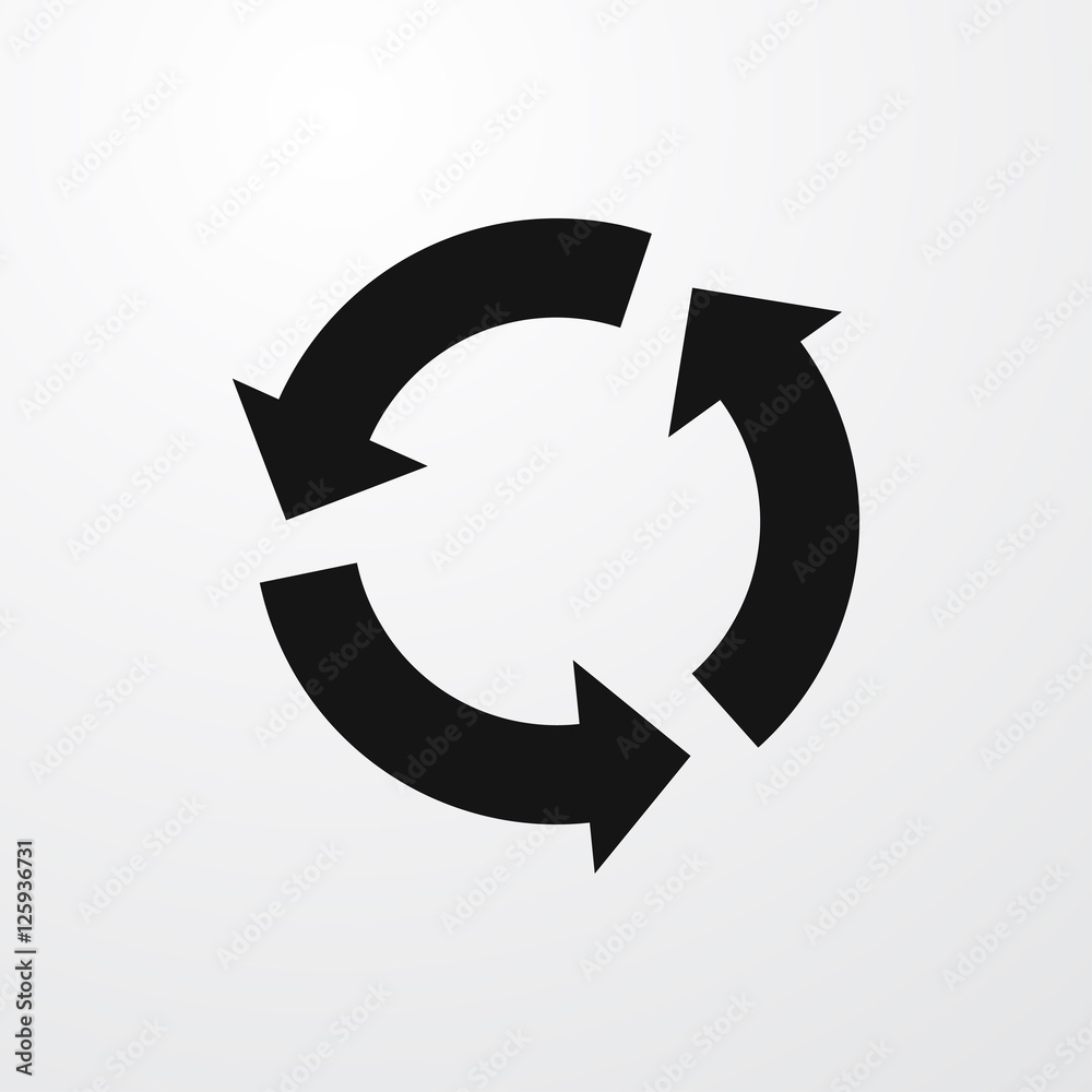 circular arrow icon illustration circular arrow icon illustration