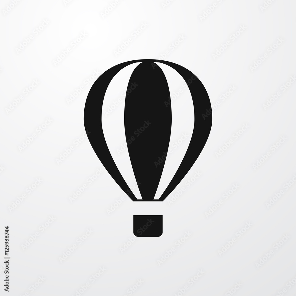 Obraz premium air balloon icon illustration