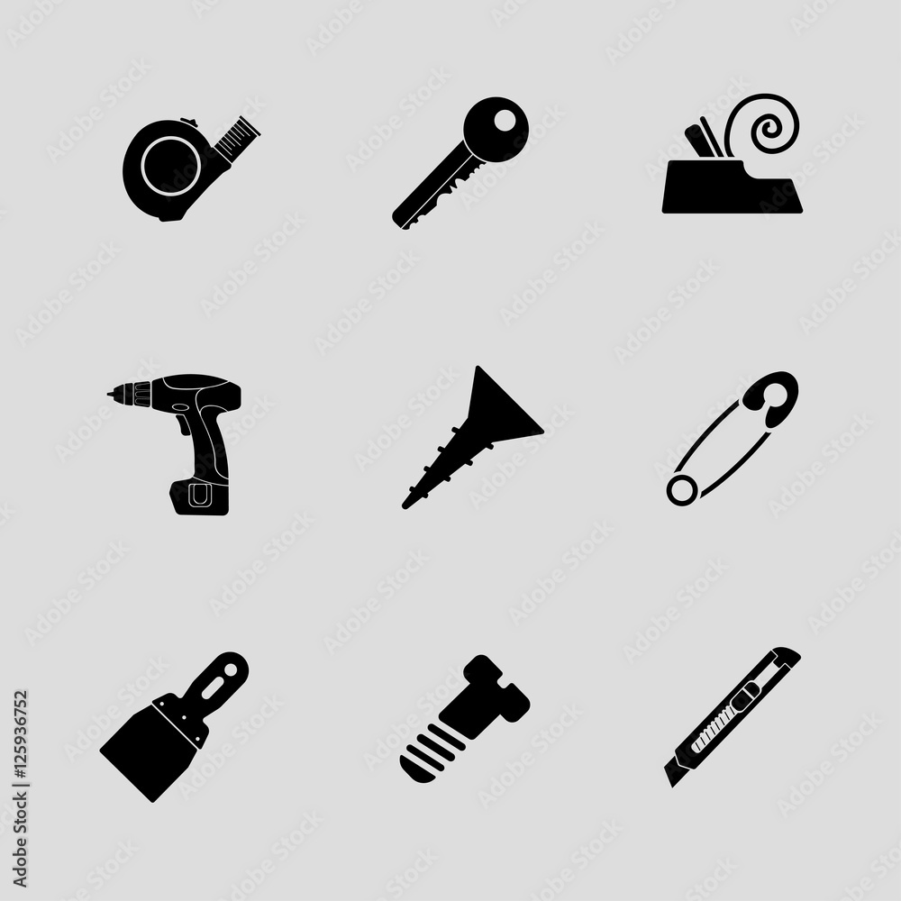 instyments icon set. vector eps 10 instyments icon set. vector eps 10