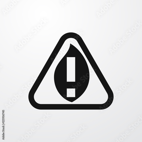 warning icon illustration