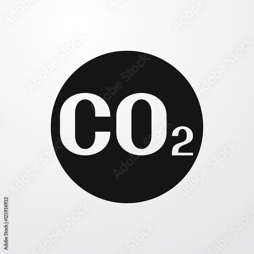 CO2 icon illustration