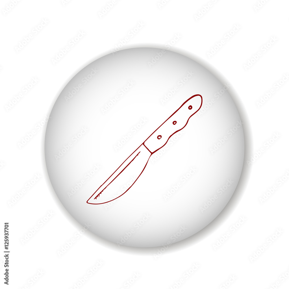 knife scetch. vector knife scetch. vector
