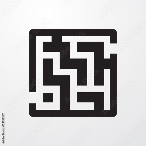 labyrinth icon illustration