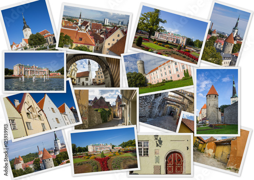 Landmarks of old Tallinn