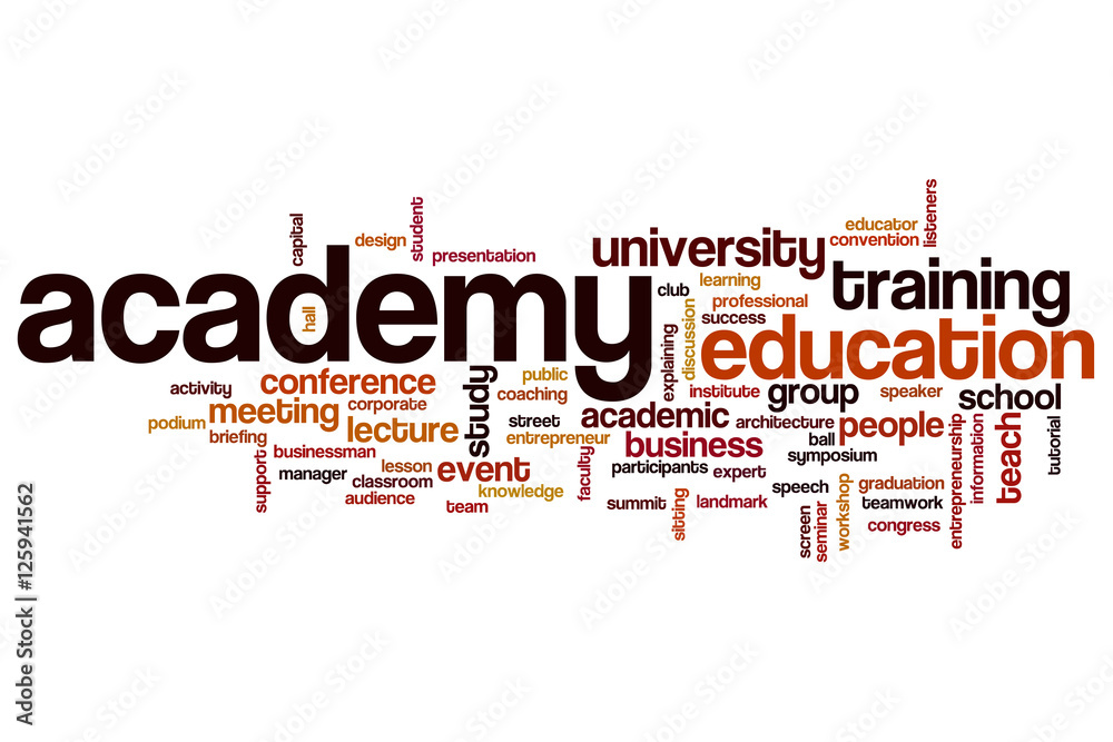 Academy word cloud Academy word cloud
