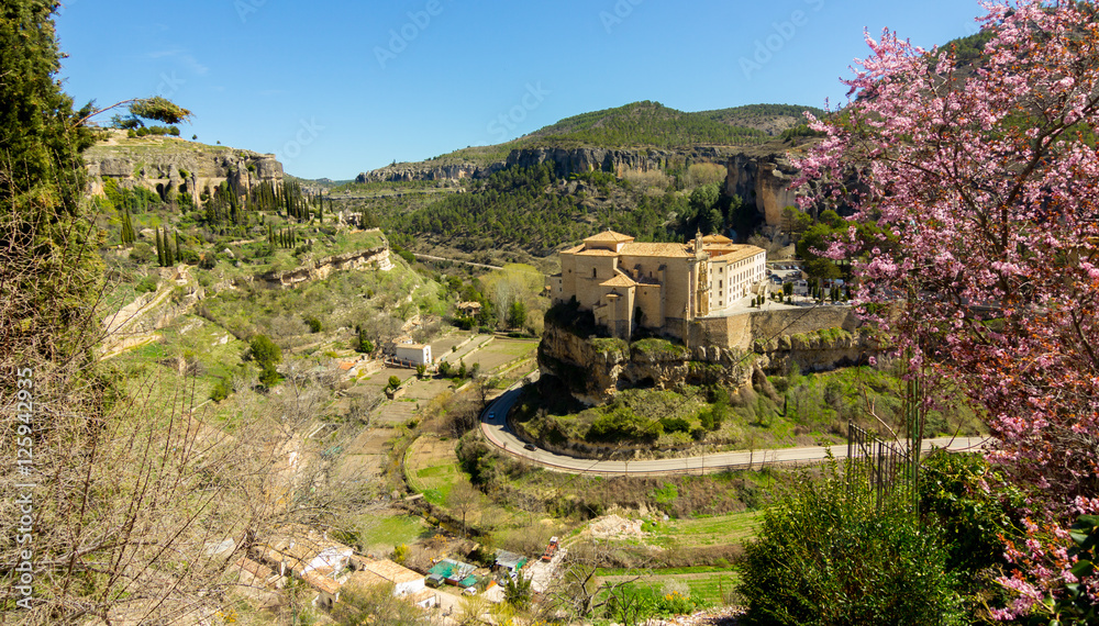 Old restored convent of Cuenca, Spain