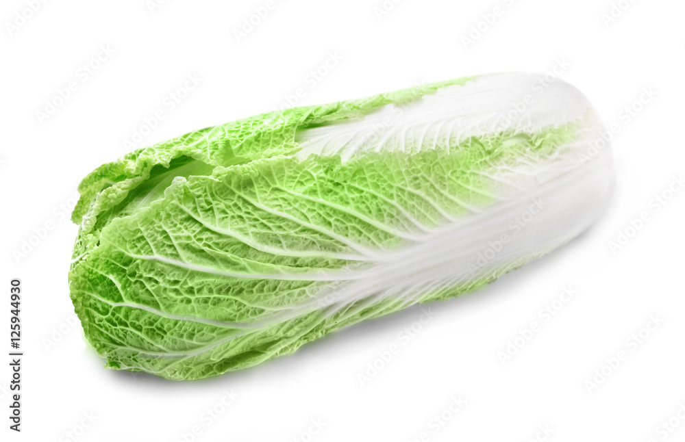 Napa cabbage on white background Napa cabbage on white background