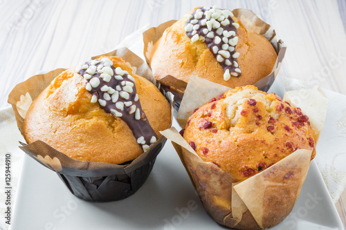 Wallpaper Mural fresh sweet muffin Torontodigital.ca