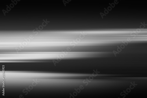 Horizontal black and white landscape abstraction 
