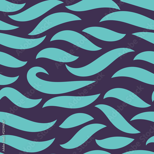 Seamless abstract pattern aqua color