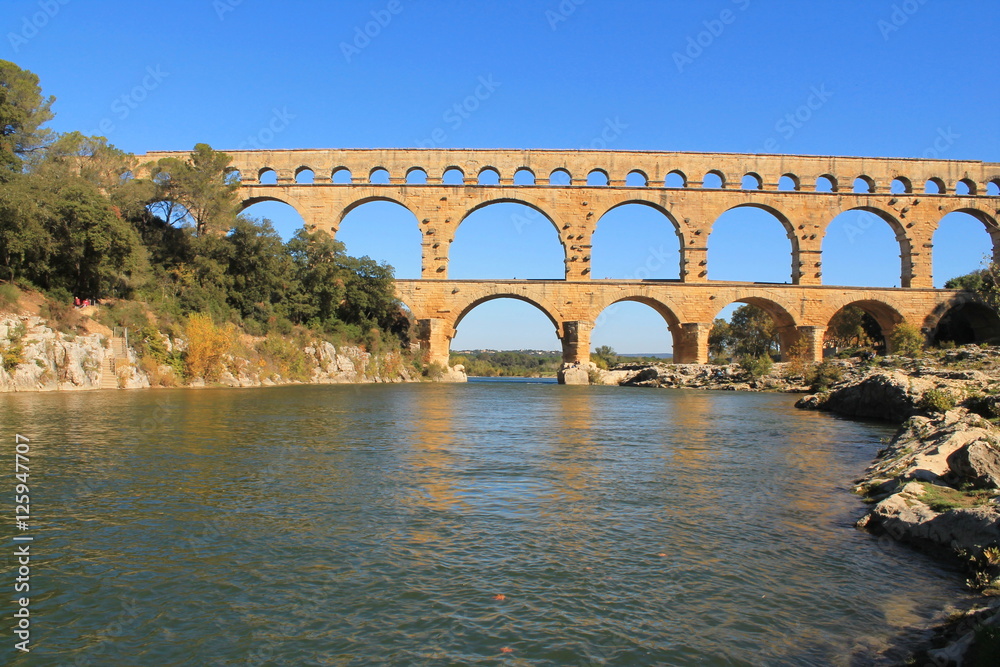 Le pont du Gard en France
