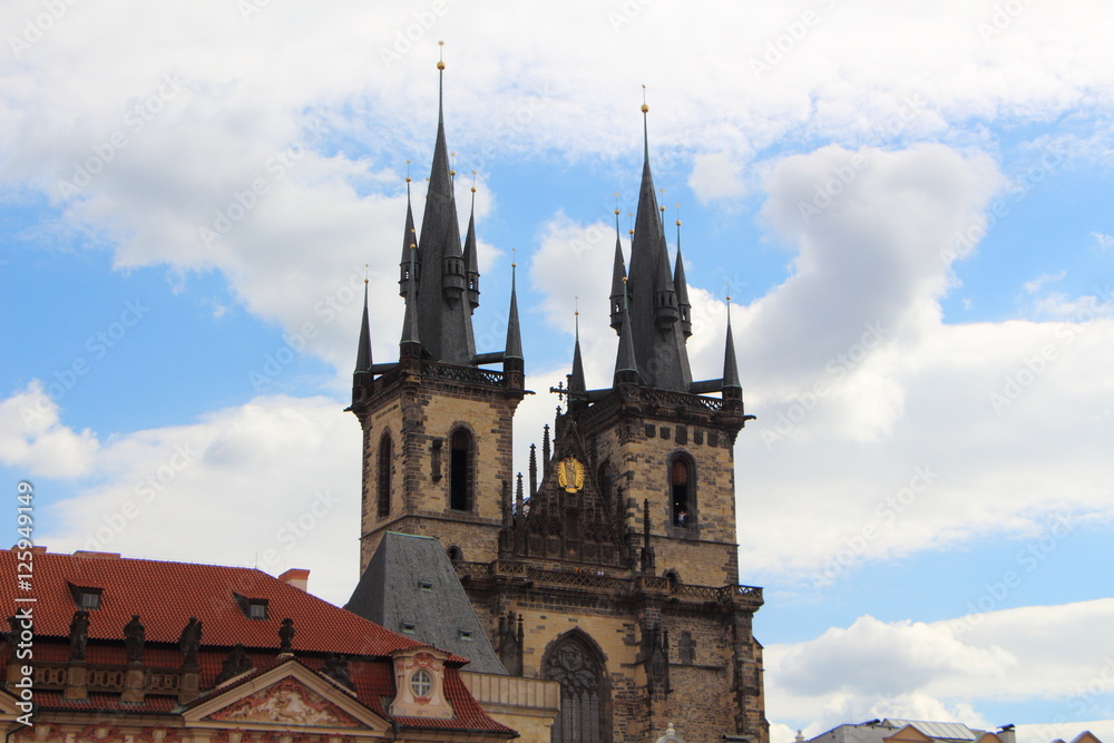 Eglise Notre Dame de Týn à Prague