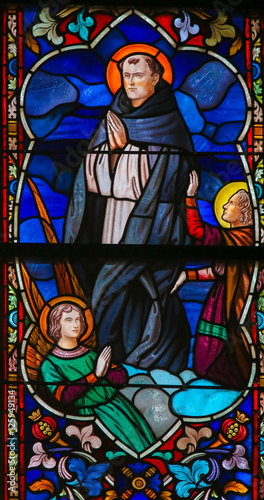 Saint Thomas Aquinas - Stained Glass photo