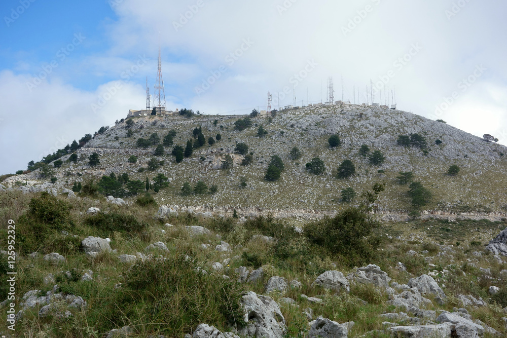 Fototapeta premium Pantokrator, Corfu Trail, Greece