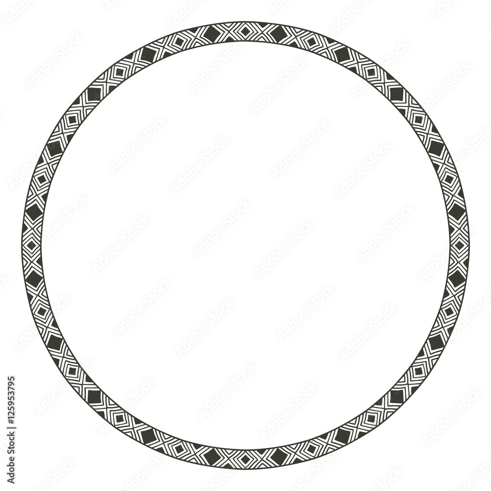 boho circle icon. Bohemic ornament indian and decoration theme. Black and white design. Vector illustration boho circle icon. Bohemic ornament indian and decoration theme. Black and white design. Vector illustration