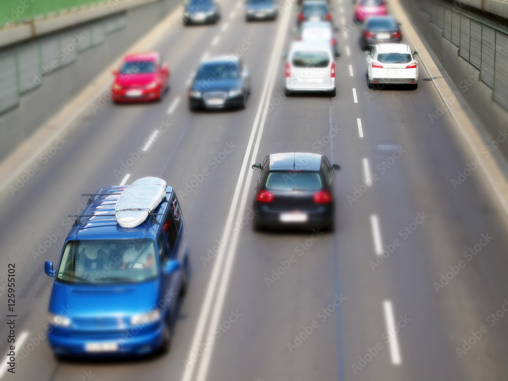 Street scenary with cars