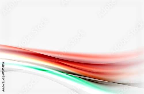 Shiny blurred line waves