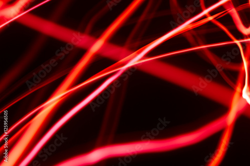 red wavy light streaks