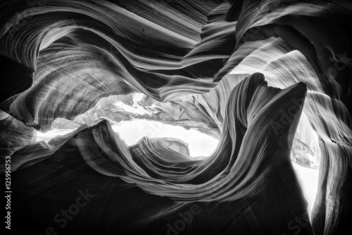 A beautiful pattern inside a canyon