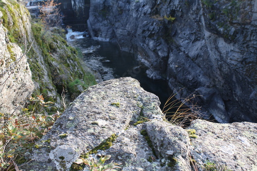 DownShot Into A Very Deep Canyon Post Falls Idaho photo