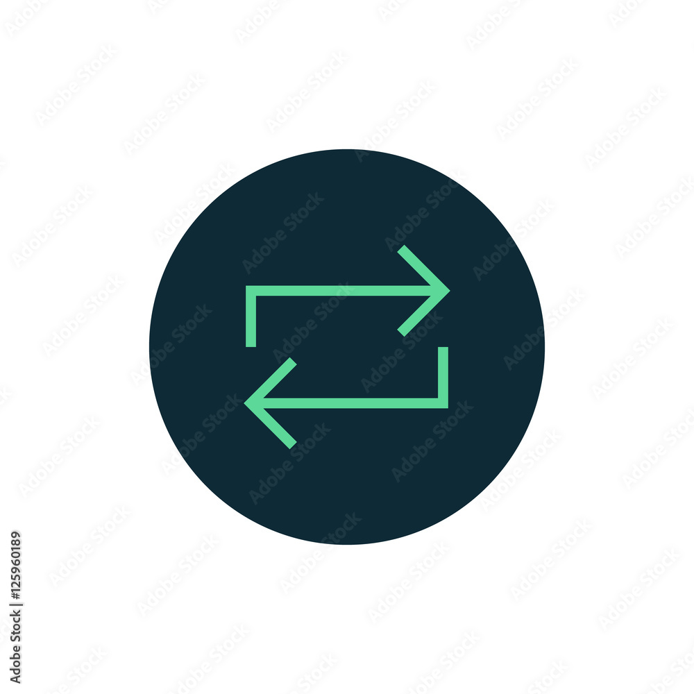 Loop icon vector, clip art. Also useful as logo, circle app icon, web UI element, symbol, graphic image, silhouette and illustration. Loop icon vector, clip art. Also useful as logo, circle app icon, web UI element, symbol, graphic image, silhouette and illustration.