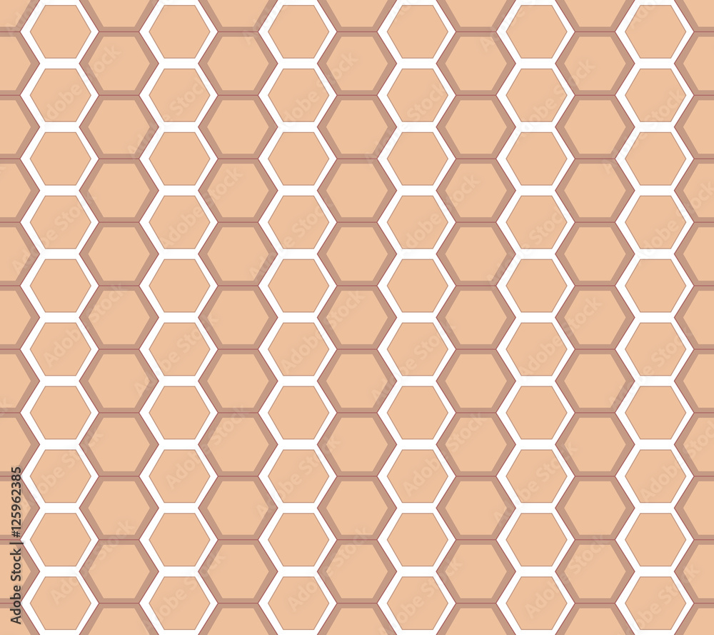 Honeycomb seamless pattern