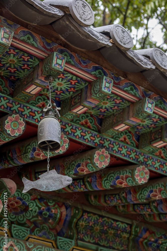 wind chimes, Bongeunsa Buddhist Temple