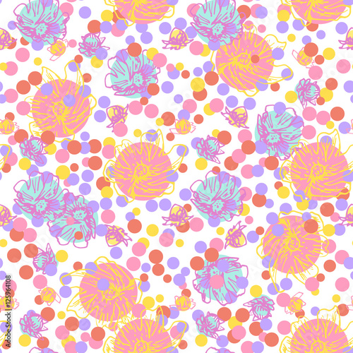 Wallpaper Mural Abstract seamless pattern Torontodigital.ca