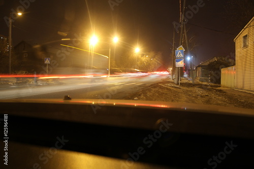 Siberia, Irkutsk, winter, baykal, evening photo