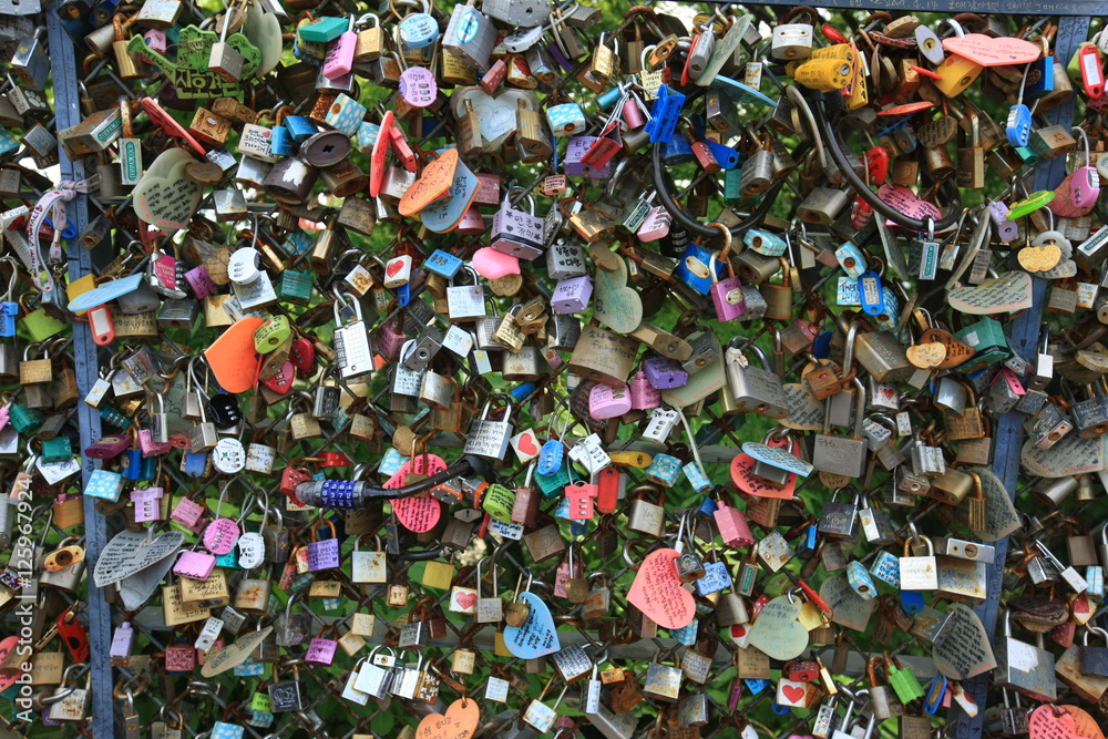 Locks on Bridge Locks on Bridge