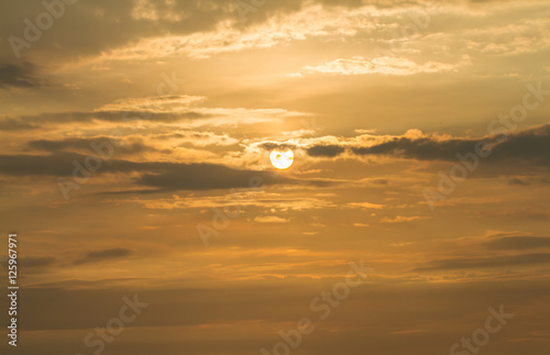 Evening clouds