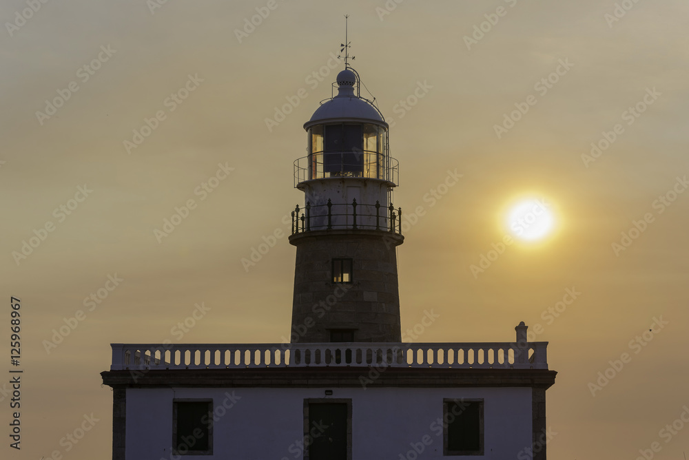 Corrubedo lighthouse (La Coruna, Spain).